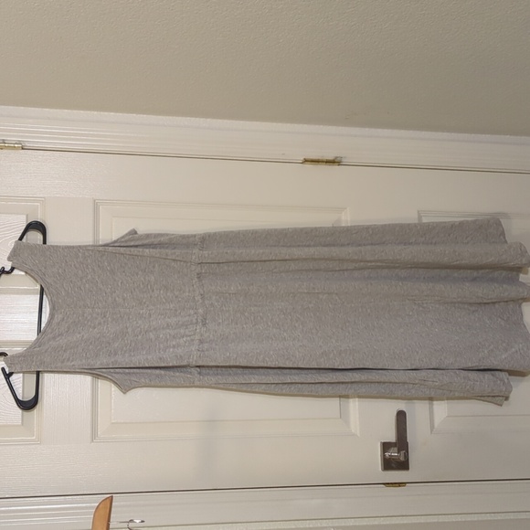 The limited sweatshirt jersey dress XL Heather Gray Midi - Picture 7 of 7